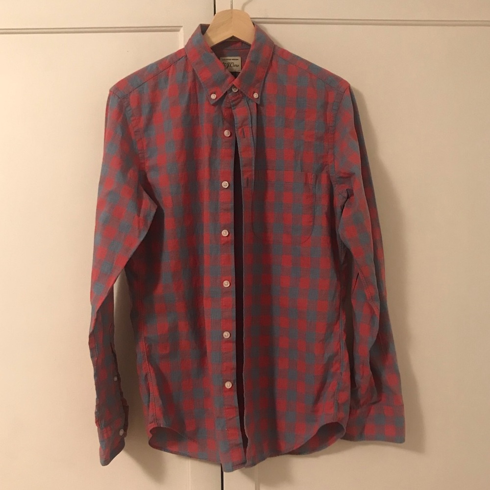 J. Crew Slim Plaid Button-Up